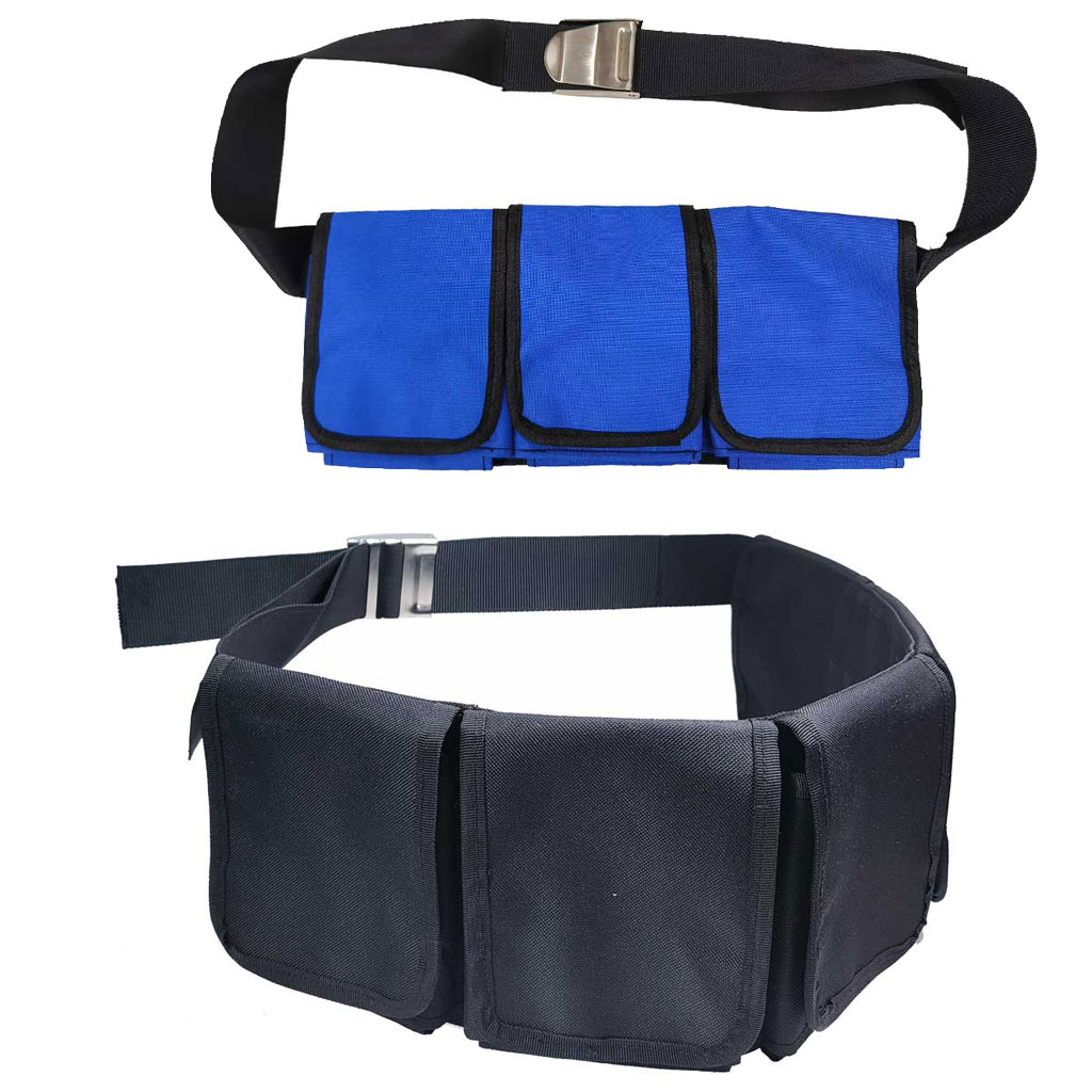 Scuba Weight Belt Pocket Quick Release - Cinturón de bolsillo de peso ajustable