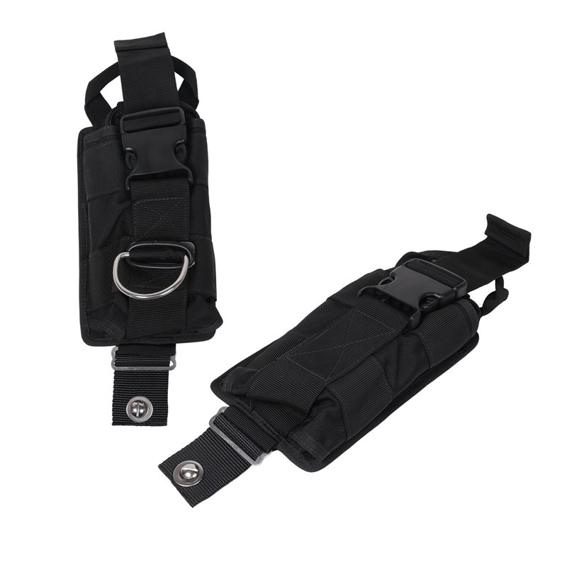 Scuba Weight Belt Pocket Quick Release - A89E-Nuevos 2 Bolsillos de Repuesto Negros