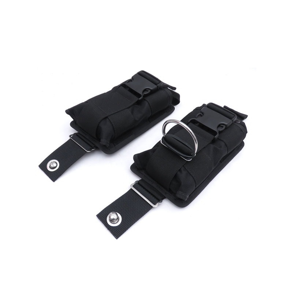 Scuba Weight Belt Pocket Quick Release - Popular nuevo 2 uds repuesto negro