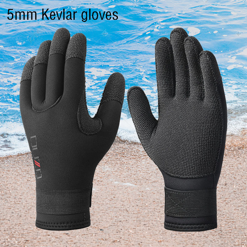 Scuba Diving Wetsuit 5Mm Neoprene - Nuevos guantes de buceo Kevlar de