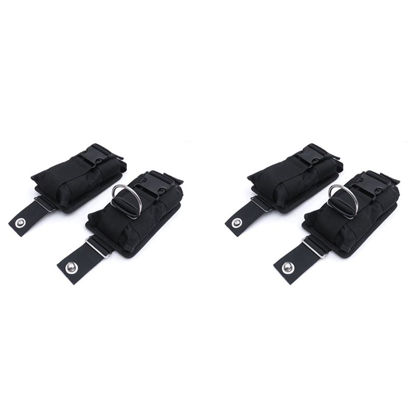 HOES - Nuevo Juego de 4 Bolsil - Scuba Weight Belt Pocket Quick Release reseña y precio