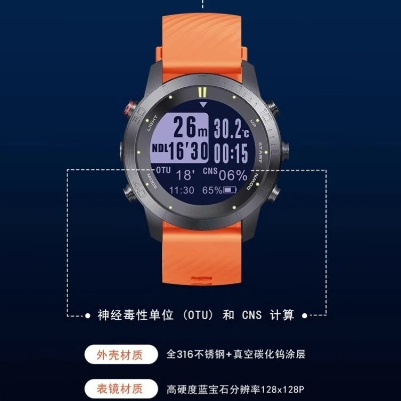 Reloj de buceo Nitrox, reloj m - Scuba Dive Computer Watch Nitrox reseña y precio