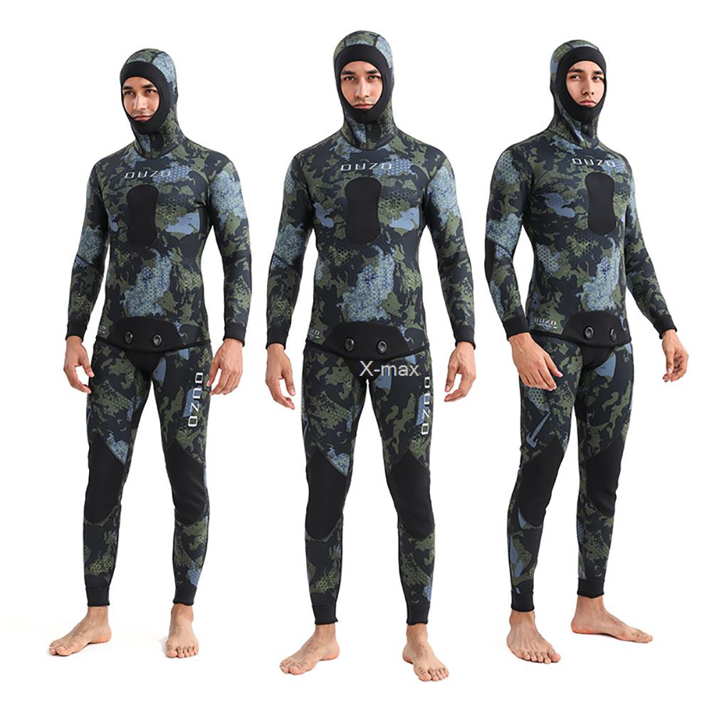 Traje de neopreno de 2 piezas  - Scuba Diving Wetsuit 5Mm Neoprene reseña y precio