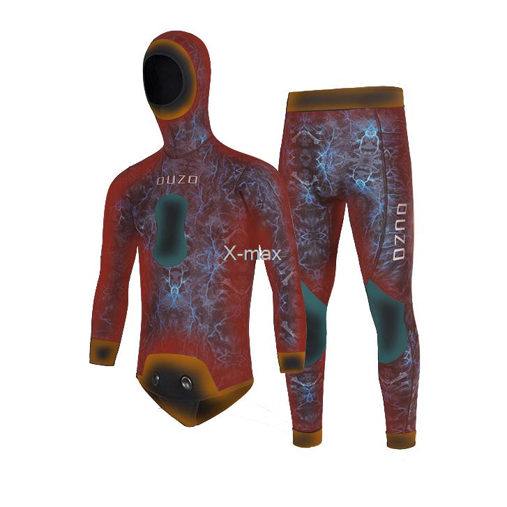 Traje de neopreno de 2 piezas  - Scuba Diving Wetsuit 5Mm Neoprene reseña y precio