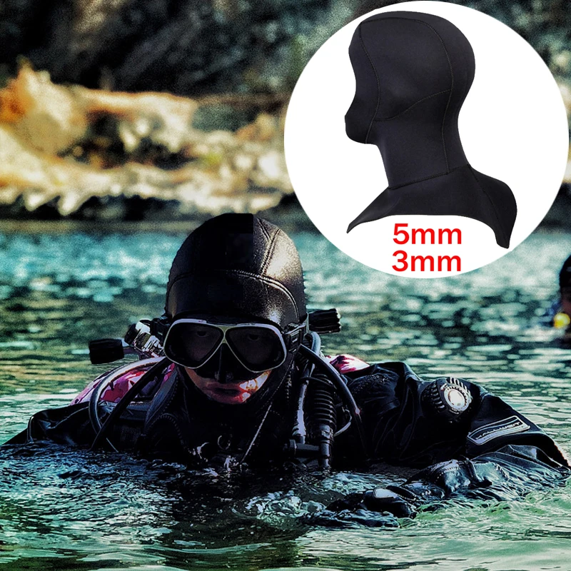 Capucha de buceo de 5MM y 3MM, - Scuba Diving Wetsuit 5Mm Neoprene reseña y precio