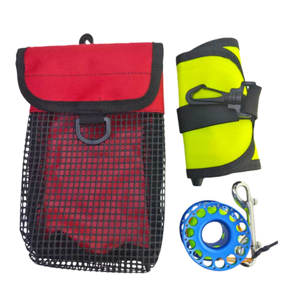 Kit SMB de buceo, boya marcado - Surface Marker Buoy Smb Reel 30M reseña y precio