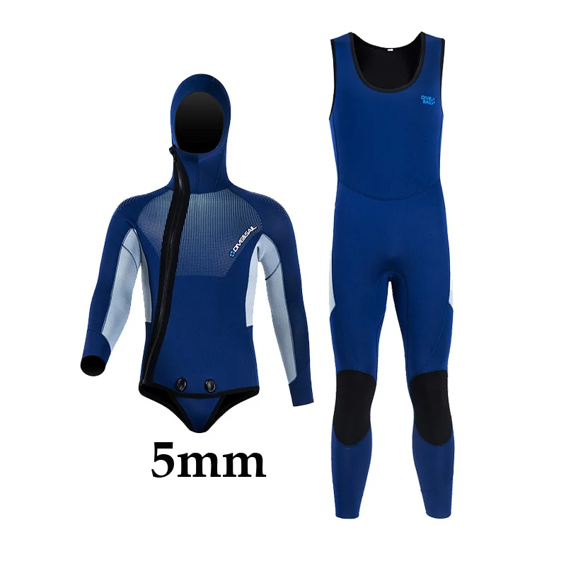 Traje de neopreno para pesca s - Scuba Diving Wetsuit 5Mm Neoprene reseña y precio