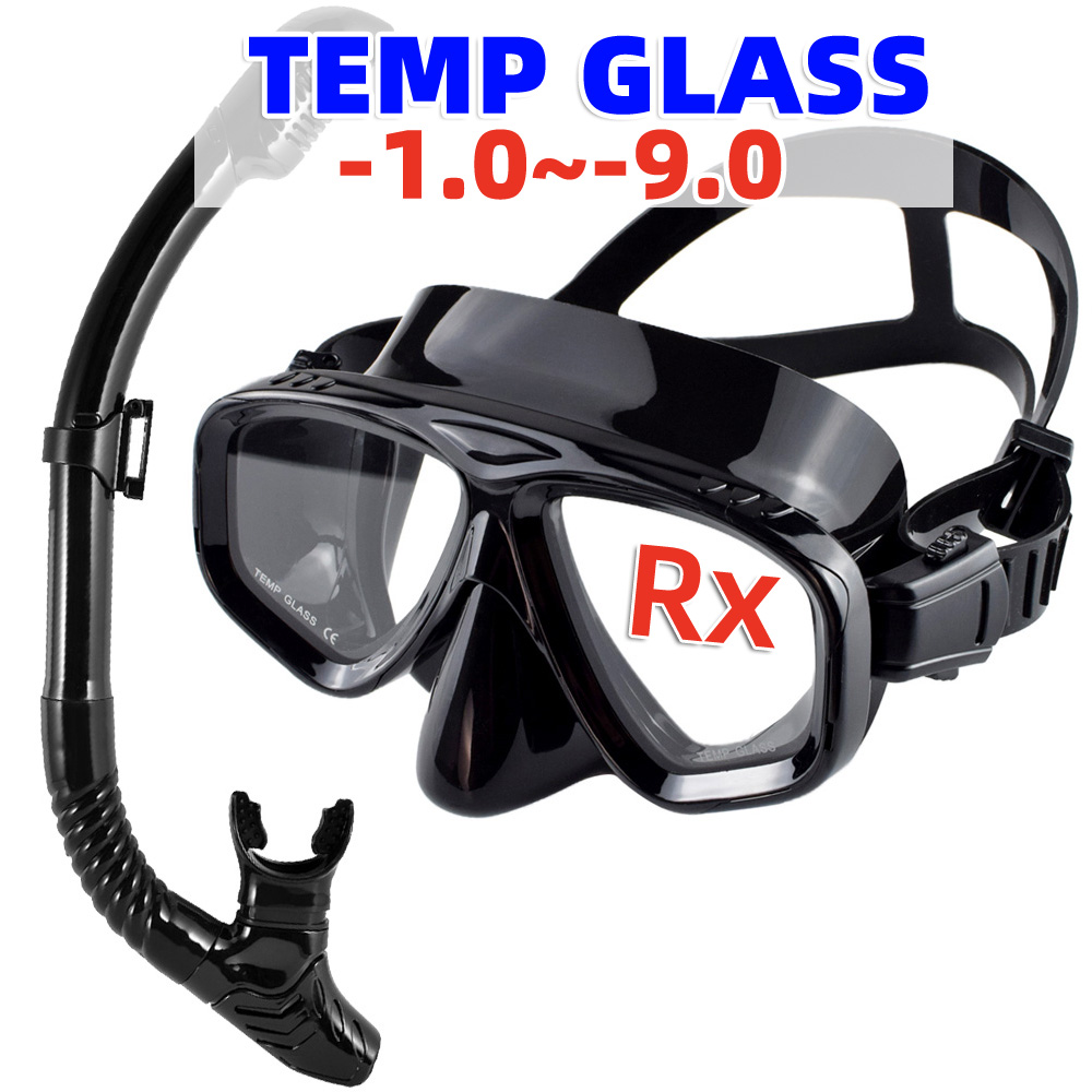 Máscara de buceo para miopía ó - Diving Mask Tempered Glass Optical reseña y precio