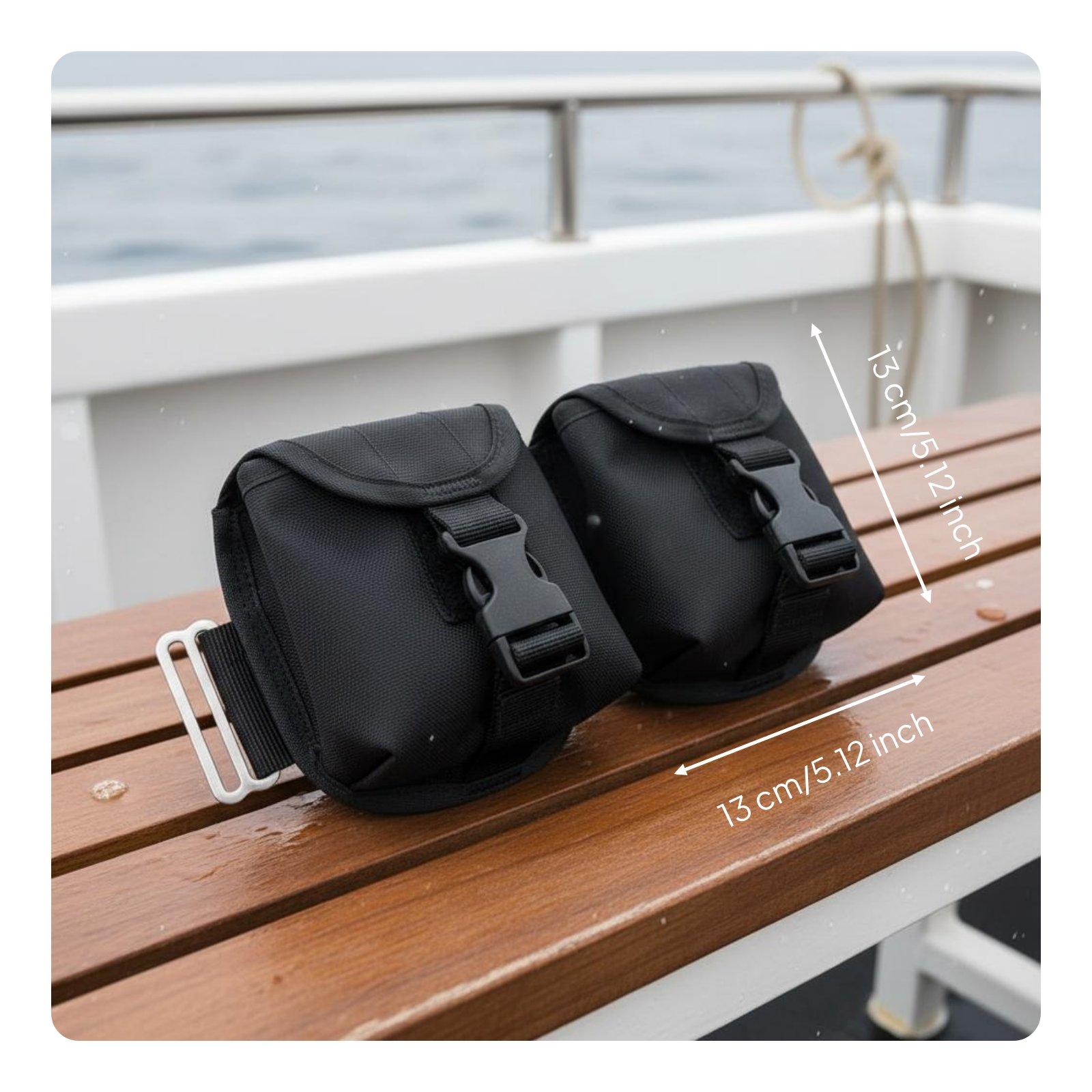 Bolsa de peso de nailon durade - Scuba Weight Belt Pocket Quick Release reseña y precio