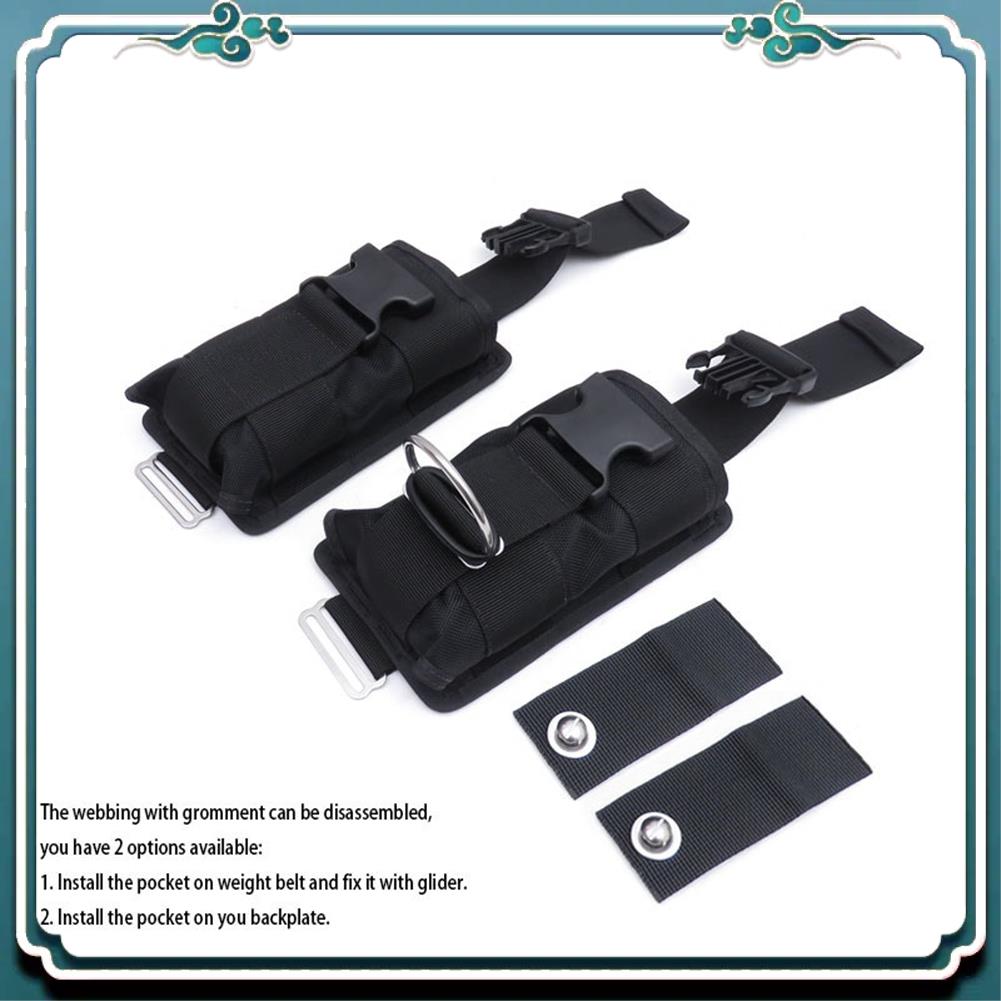 A65G-Nuevos 2 bolsillos de rep - Scuba Weight Belt Pocket Quick Release reseña y precio