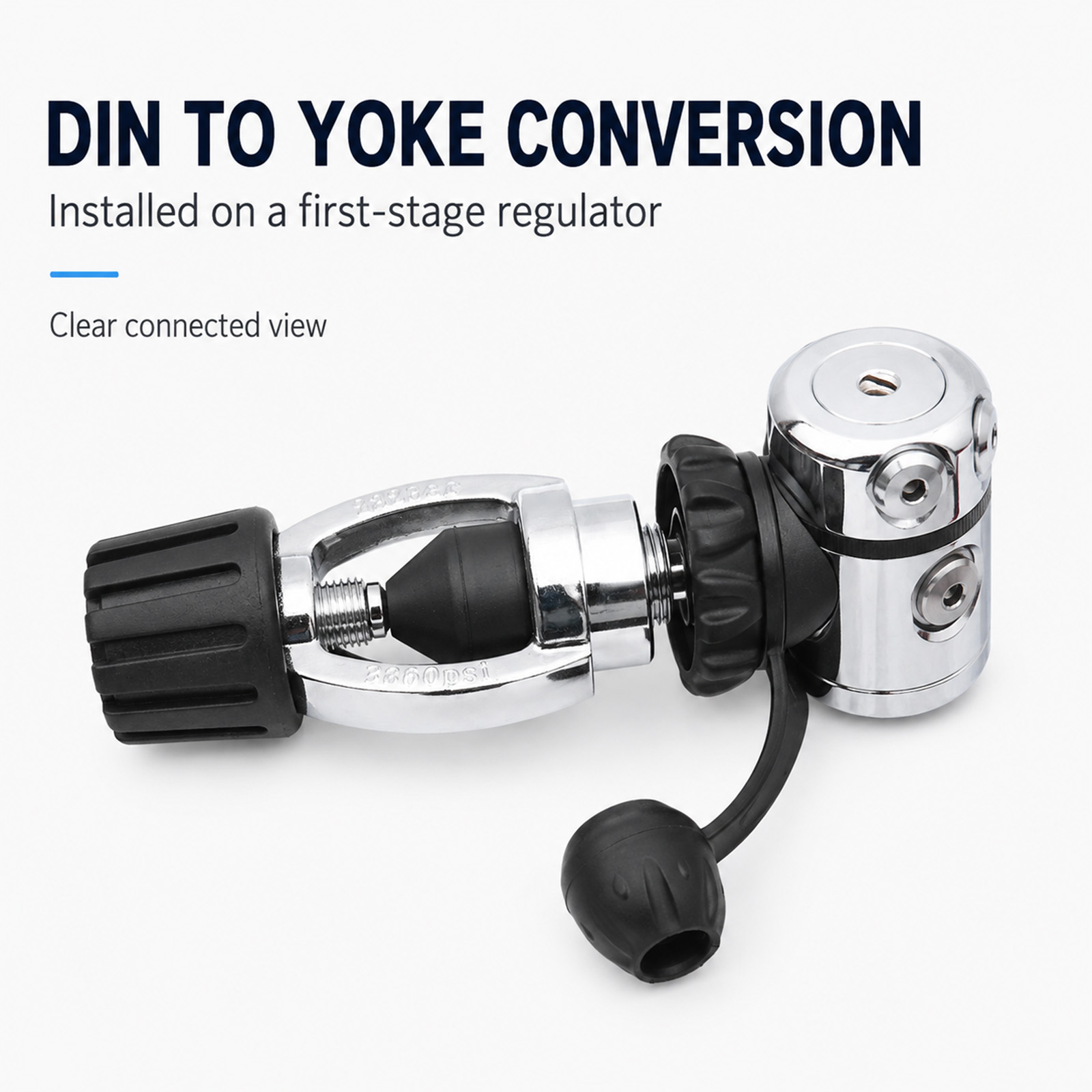 Adaptador de regulador DIN a Y - Scuba Diving Regulator First Stage Din reseña y precio