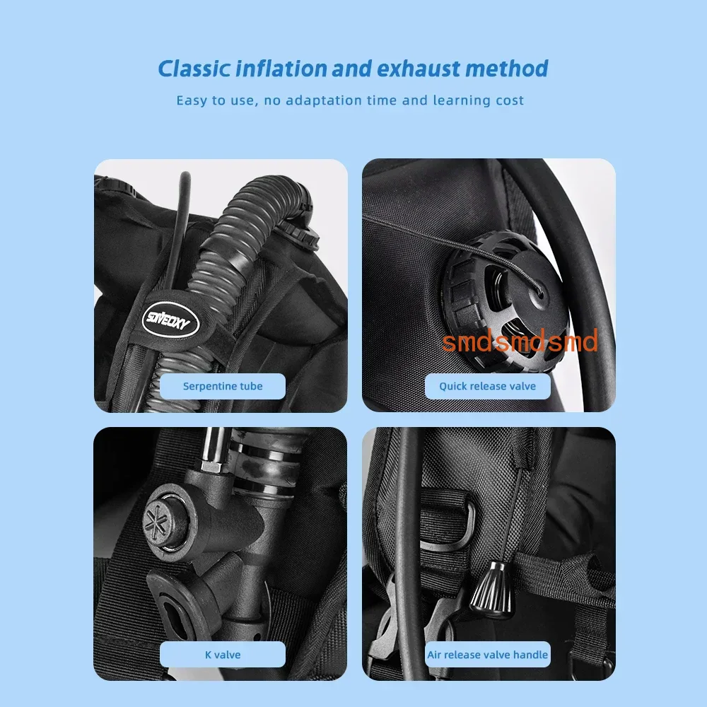 Chaleco BCD ajustable con bols - Scuba Buoyancy Compensator Bcd Vest reseña y precio