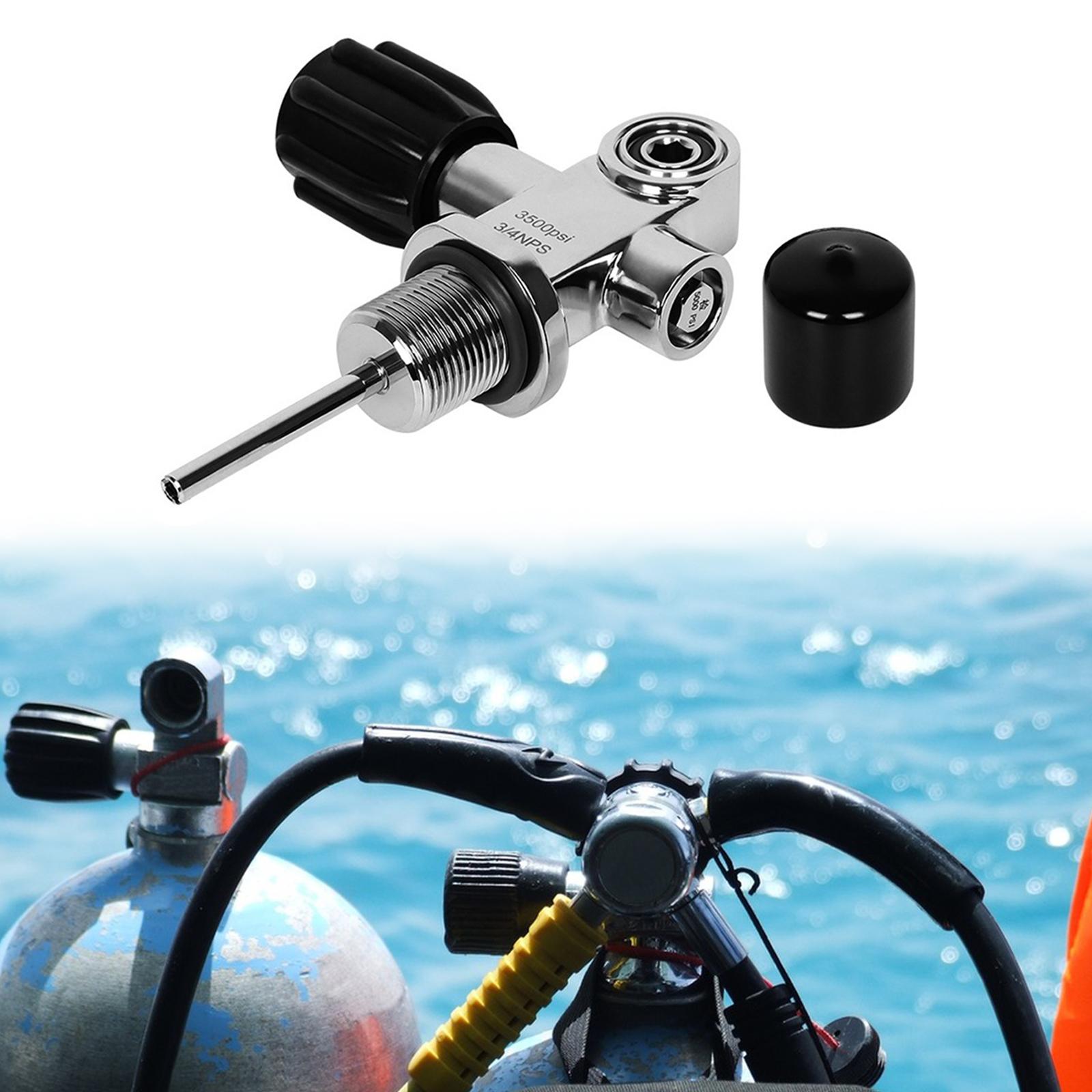Válvula de Cilindro de Buceo d - Scuba Tank Valve Din Yoke Convertible reseña y precio